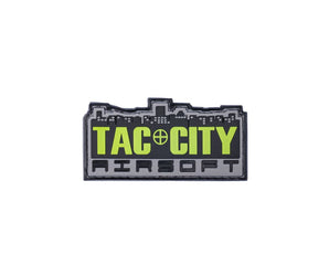PATCH TAC CITY LOGO LIME/BLACK