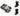 Avengers M4 M16 300 & 600M Style Flip-up Rear Sight for Airsoft Rifles Black