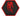 Patch Hex Red Claw