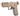 AW Custom VX8 Series Select Fire Gas Blowback Airsoft Pistol Z80 / Dark Earth