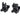 Dytac Flip-Up Folding Back Up Sight Set Black