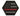 Patch Hex Flag Thin Red Line