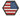 Patch Hex US Flag Full Color Reverse