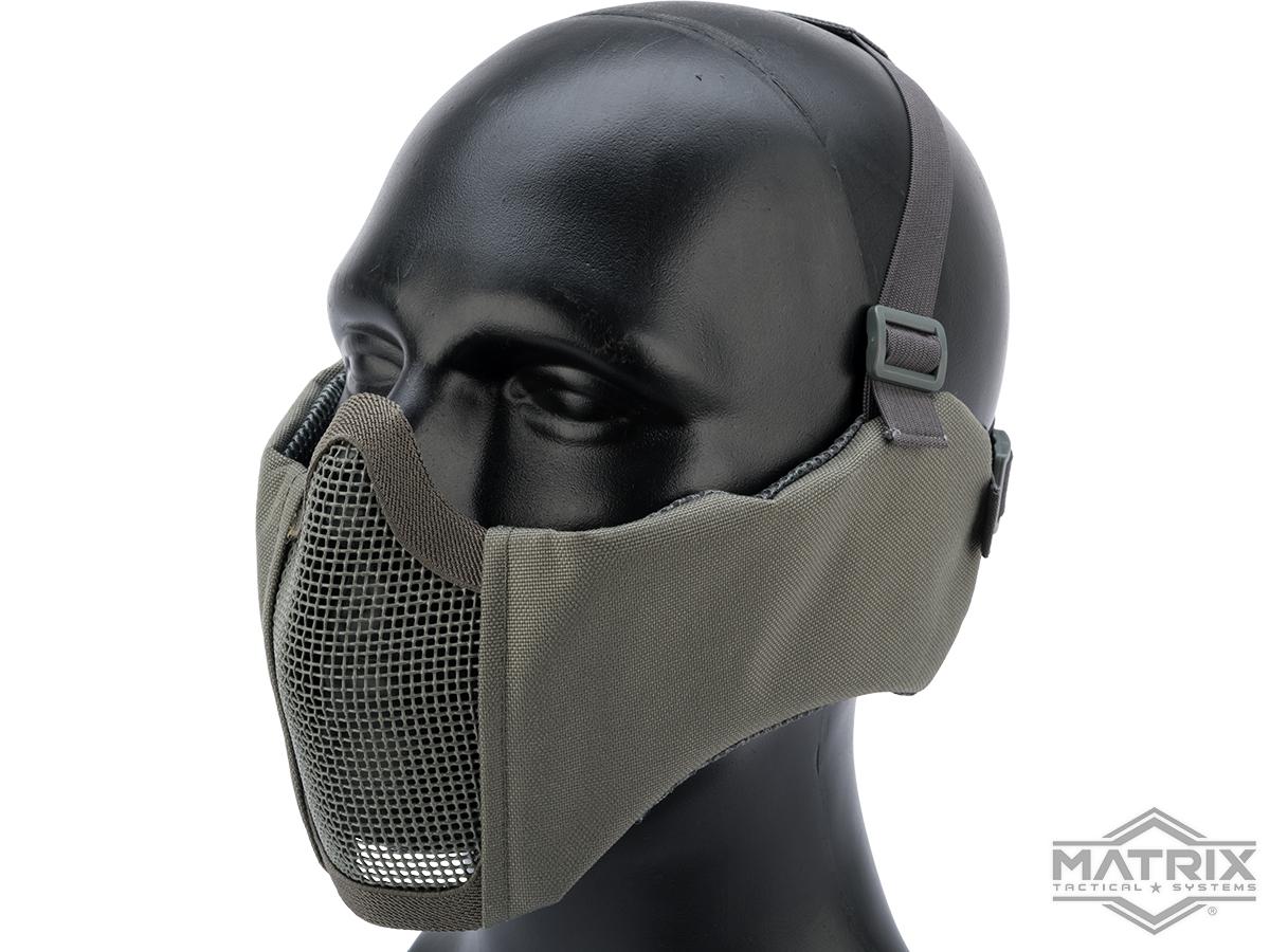 MATRIX BATTLEFIELD MESH MASK GREEN – Tac City Airsoft