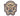 Patch Foo Dog Head 2 Bronze