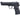 Patch Miniature Gun  M92 / Black